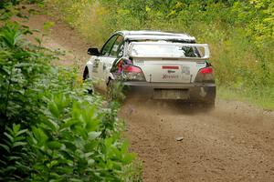 Mark Tabor / Kathryn Hansen Subaru WRX STi on SS1, Crossroads I.