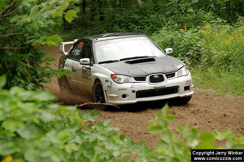 Mark Tabor / Kathryn Hansen Subaru WRX STi on SS1, Crossroads I.