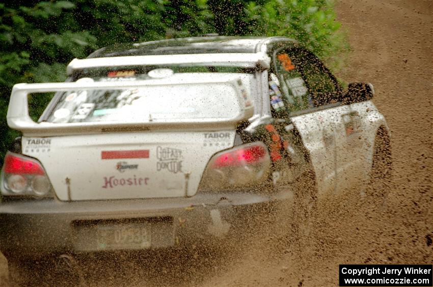 Mark Tabor / Kathryn Hansen Subaru WRX STi on SS1, Crossroads I.