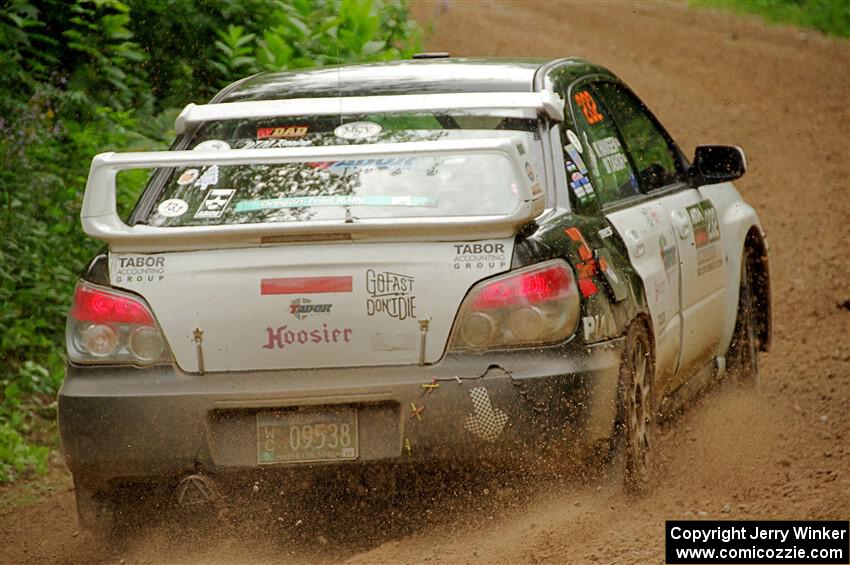 Mark Tabor / Kathryn Hansen Subaru WRX STi on SS1, Crossroads I.