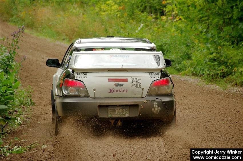 Mark Tabor / Kathryn Hansen Subaru WRX STi on SS1, Crossroads I.