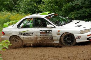 Jordon Haberer / Drew Staples Subaru Impreza on SS1, Crossroads I.