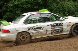 Jordon Haberer / Drew Staples Subaru Impreza on SS1, Crossroads I.