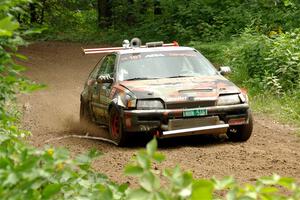 Bret Hunter / Kubo Kordisch Honda CRX on SS1, Crossroads I.