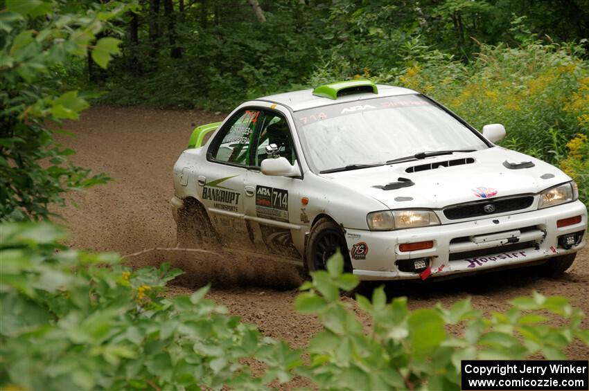 Jordon Haberer / Drew Staples Subaru Impreza on SS1, Crossroads I.