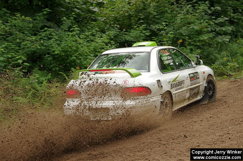 Jordon Haberer / Drew Staples Subaru Impreza on SS1, Crossroads I.