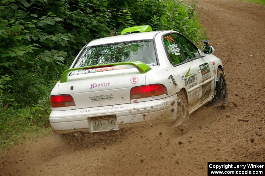 Jordon Haberer / Drew Staples Subaru Impreza on SS1, Crossroads I.