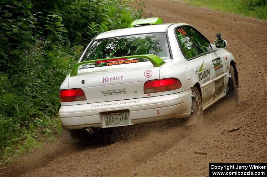 Jordon Haberer / Drew Staples Subaru Impreza on SS1, Crossroads I.