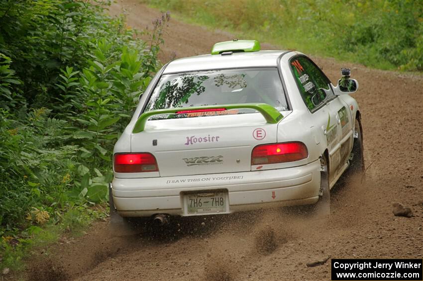 Jordon Haberer / Drew Staples Subaru Impreza on SS1, Crossroads I.