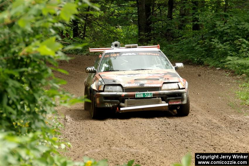 Bret Hunter / Kubo Kordisch Honda CRX on SS1, Crossroads I.