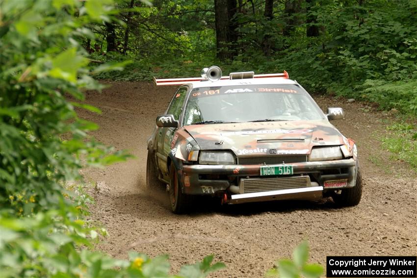 Bret Hunter / Kubo Kordisch Honda CRX on SS1, Crossroads I.