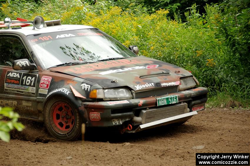 Bret Hunter / Kubo Kordisch Honda CRX on SS1, Crossroads I.