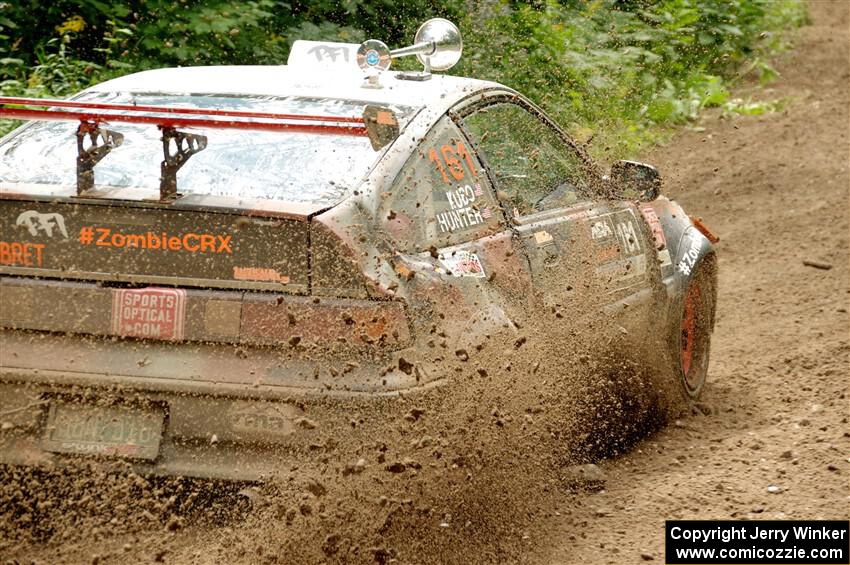 Bret Hunter / Kubo Kordisch Honda CRX on SS1, Crossroads I.