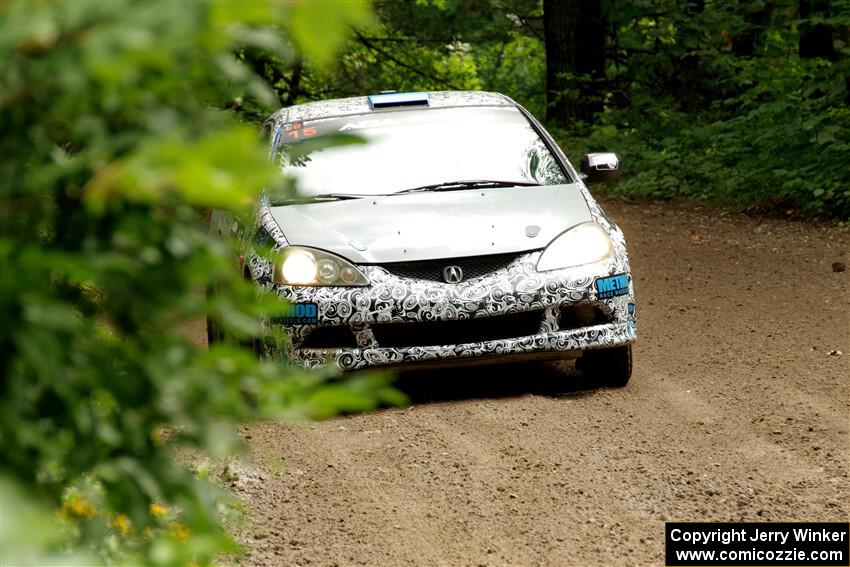 Alex Ramos / Sarah Freeze Acura RSX on SS1, Crossroads I.