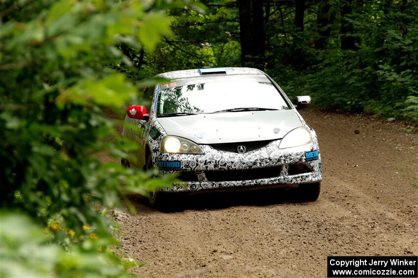 Alex Ramos / Sarah Freeze Acura RSX on SS1, Crossroads I.