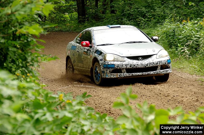 Alex Ramos / Sarah Freeze Acura RSX on SS1, Crossroads I.