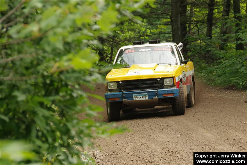 Scott Parrott / Keegan Helwig Chevy S-10 on SS1, Crossroads I.