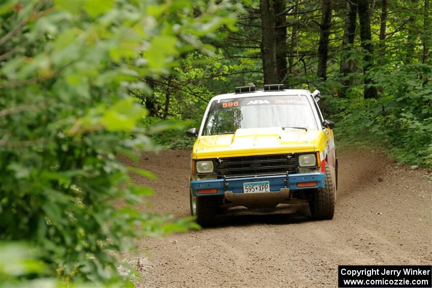 Scott Parrott / Keegan Helwig Chevy S-10 on SS1, Crossroads I.