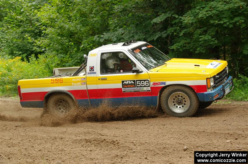 Scott Parrott / Keegan Helwig Chevy S-10 on SS1, Crossroads I.