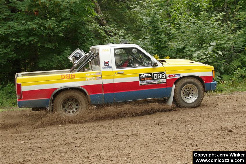 Scott Parrott / Keegan Helwig Chevy S-10 on SS1, Crossroads I.