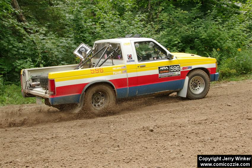 Scott Parrott / Keegan Helwig Chevy S-10 on SS1, Crossroads I.