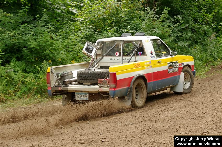 Scott Parrott / Keegan Helwig Chevy S-10 on SS1, Crossroads I.