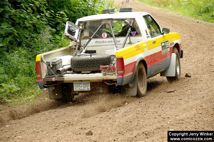 Scott Parrott / Keegan Helwig Chevy S-10 on SS1, Crossroads I.