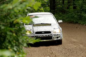 David Peretz / Brandon Panek Subaru Impreza 2.5RS on SS1, Crossroads I.