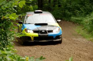 Colin Gleason / Quinn Trumbower Subaru Impreza 2.5RS on SS1, Crossroads I.