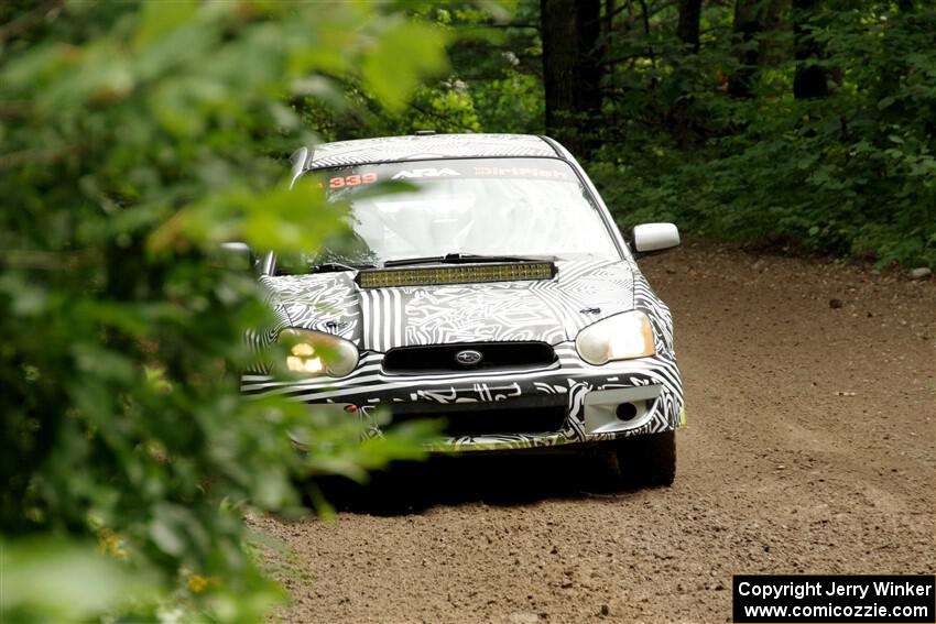 David Peretz / Brandon Panek Subaru Impreza 2.5RS on SS1, Crossroads I.