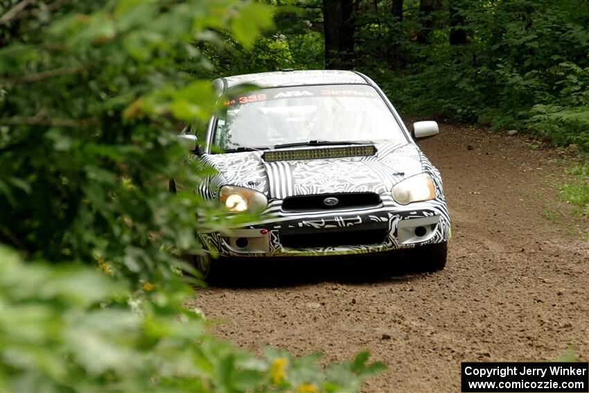 David Peretz / Brandon Panek Subaru Impreza 2.5RS on SS1, Crossroads I.