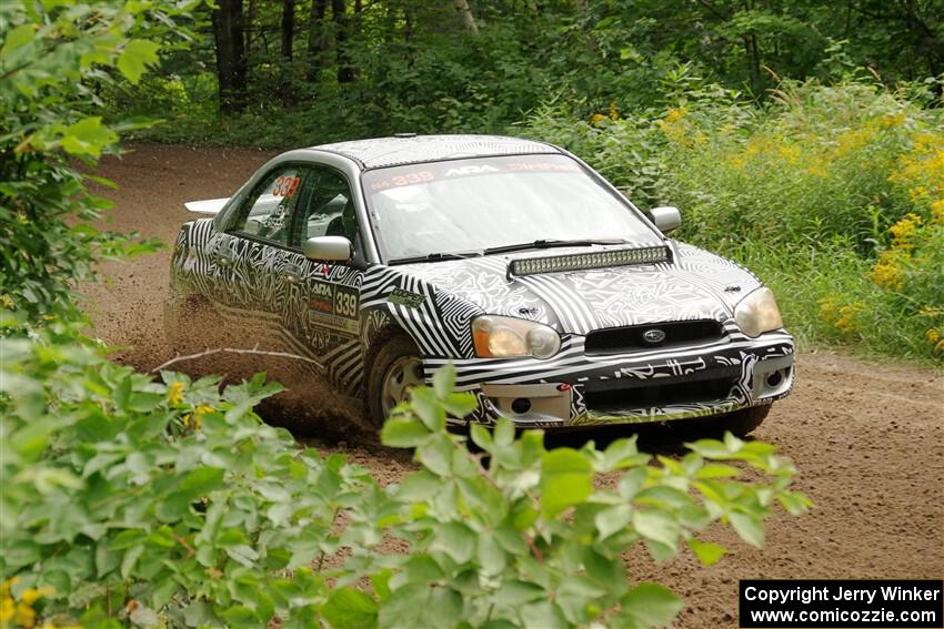 David Peretz / Brandon Panek Subaru Impreza 2.5RS on SS1, Crossroads I.