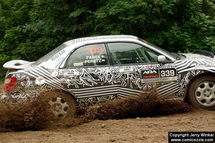 David Peretz / Brandon Panek Subaru Impreza 2.5RS on SS1, Crossroads I.