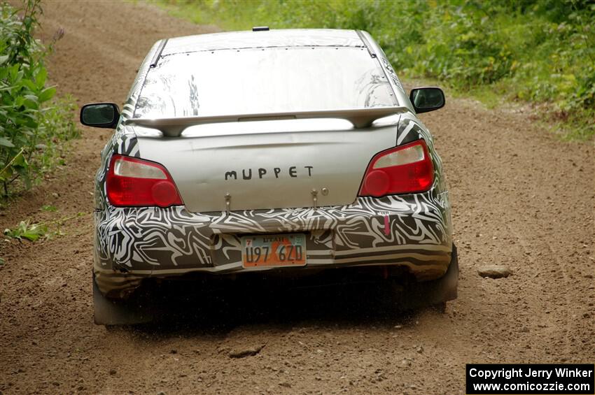 David Peretz / Brandon Panek Subaru Impreza 2.5RS on SS1, Crossroads I.