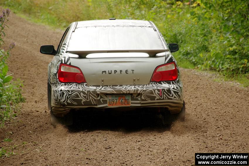 David Peretz / Brandon Panek Subaru Impreza 2.5RS on SS1, Crossroads I.