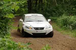 Nathan Odle / Elliot Odle Lexus IS250 on SS1, Crossroads I.