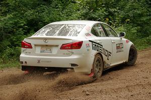 Nathan Odle / Elliot Odle Lexus IS250 on SS1, Crossroads I.