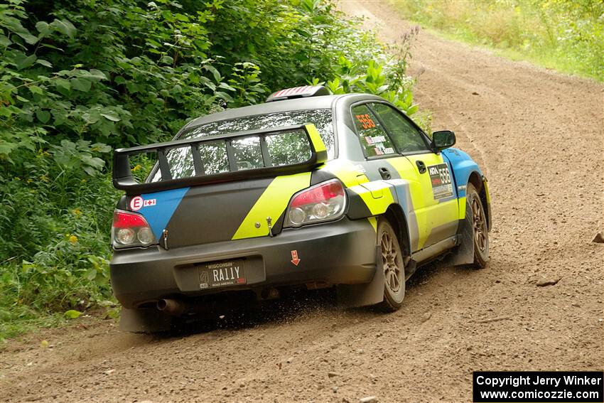 Colin Gleason / Quinn Trumbower Subaru Impreza 2.5RS on SS1, Crossroads I.