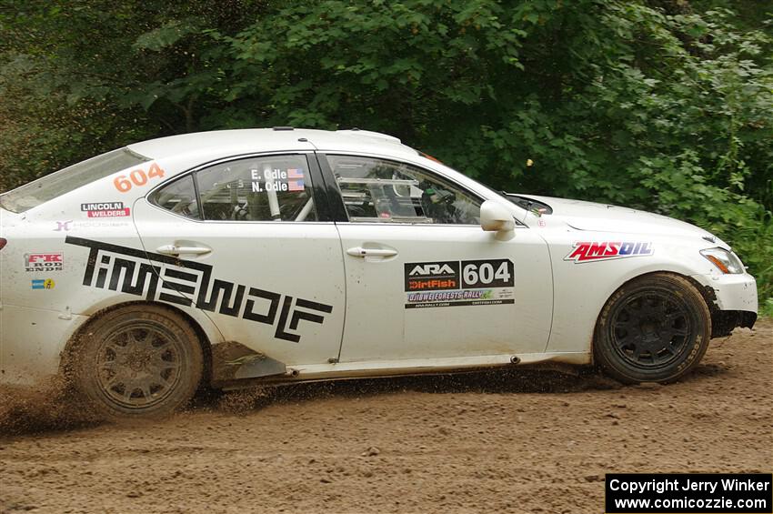 Nathan Odle / Elliot Odle Lexus IS250 on SS1, Crossroads I.