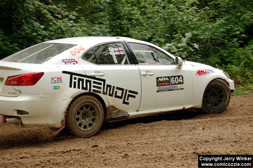 Nathan Odle / Elliot Odle Lexus IS250 on SS1, Crossroads I.