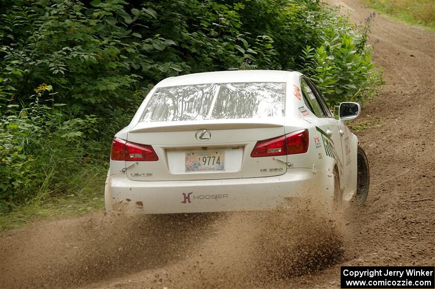 Nathan Odle / Elliot Odle Lexus IS250 on SS1, Crossroads I.