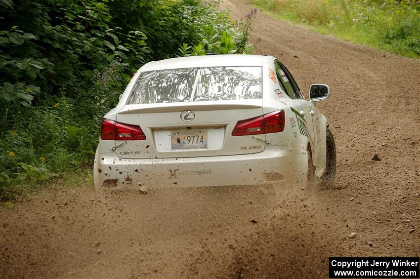 Nathan Odle / Elliot Odle Lexus IS250 on SS1, Crossroads I.