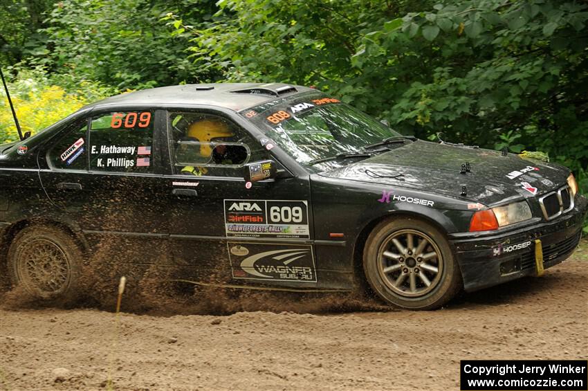 Keenan Phillips / Emmons Hathaway BMW 328i on SS1, Crossroads I.