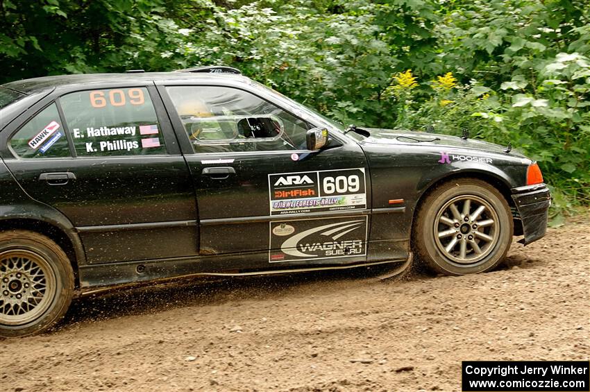 Keenan Phillips / Emmons Hathaway BMW 328i on SS1, Crossroads I.