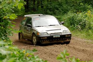 Nick Lyle / Kevin Dobrowolski Honda Civic Si on SS1, Crossroads I.