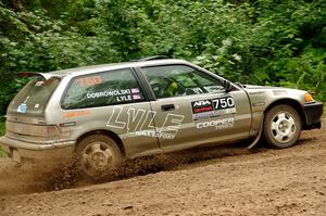 Nick Lyle / Kevin Dobrowolski Honda Civic Si on SS1, Crossroads I.