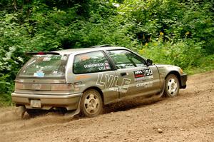 Nick Lyle / Kevin Dobrowolski Honda Civic Si on SS1, Crossroads I.