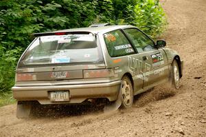 Nick Lyle / Kevin Dobrowolski Honda Civic Si on SS1, Crossroads I.