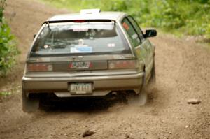 Nick Lyle / Kevin Dobrowolski Honda Civic Si on SS1, Crossroads I.