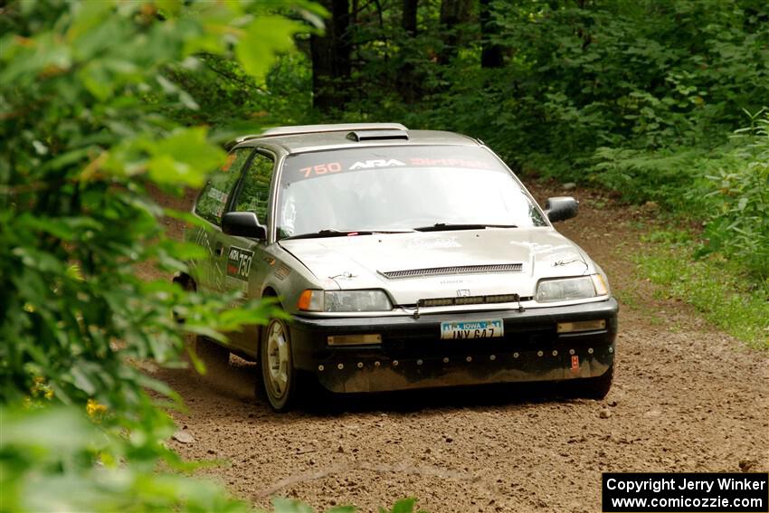 Nick Lyle / Kevin Dobrowolski Honda Civic Si on SS1, Crossroads I.